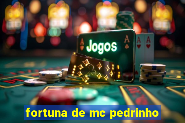 fortuna de mc pedrinho